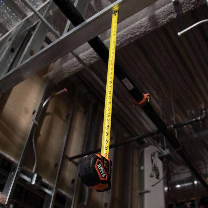 Klein Tools Tape Measure, 25-Foot Magnetic Double-Hook, 9225