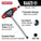 Klein Tools JTH4E06 3/32-Inch Hex Key, Journeyman T-Handle, 4-Inch