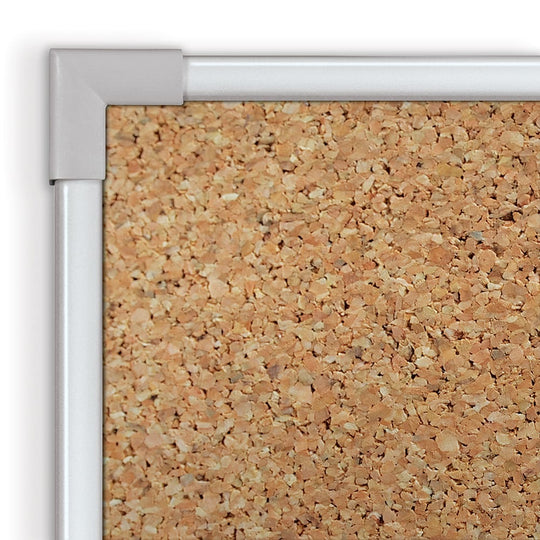 MooreCo VT Logic Tackboard With Ultra Trim - Silver