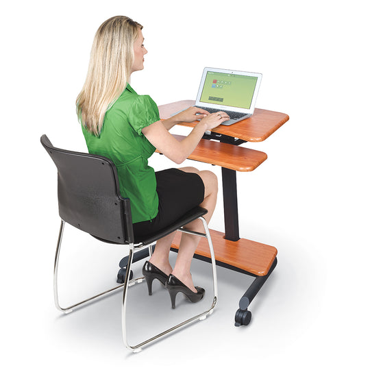 Essentials Up-Rite Workstation Height Adjustable Sit/Stand Desk