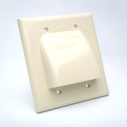 Vanco Slim Bulk Cable Wall Plate