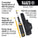 Klein Tools VDV427-822 Cushion-Grip 66/110 Impact Punch Down Tool Kit