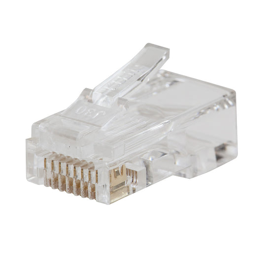Klein Tools Pass-Thru™ Modular Data Plug, RJ45-CAT6, 50-Pack