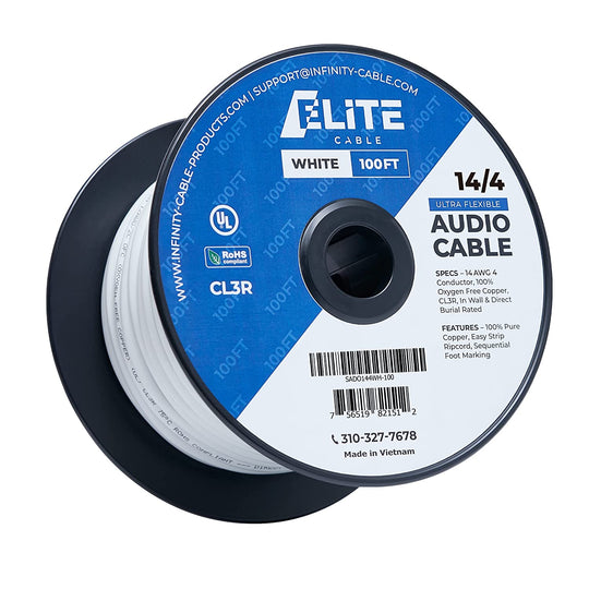 ABA Elite 14/4 105 Strand Speaker Wire, CL2/CL3R