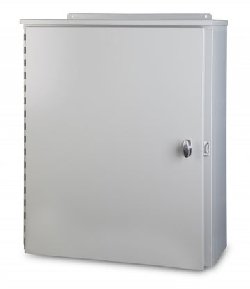 Austin AB-484812WL 48x48x12 Type 3R Large Weatherproof Hingecover Cabinet, Painted ANSI 61 Gray
