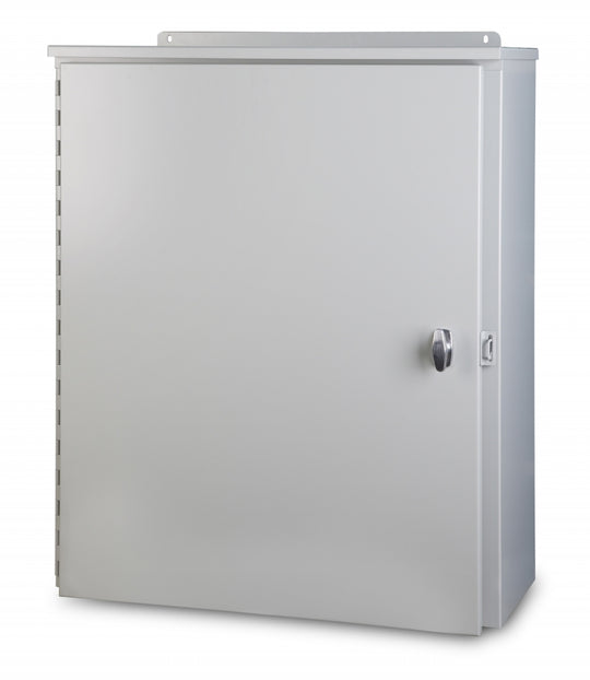 Austin AB-20208WL 20x20x8 Type 3R Large Weatherproof Hingecover Cabinet, Painted ANSI 61 Gray